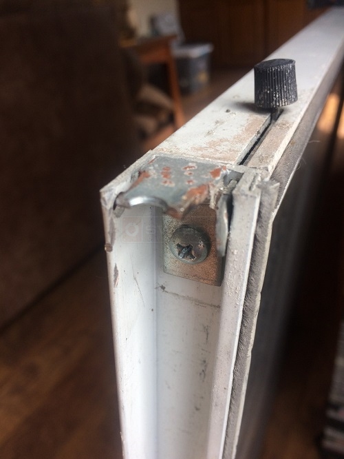 Customer photo of sash guide