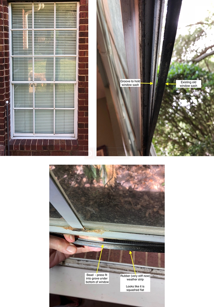 User submitted photos of window hardware.