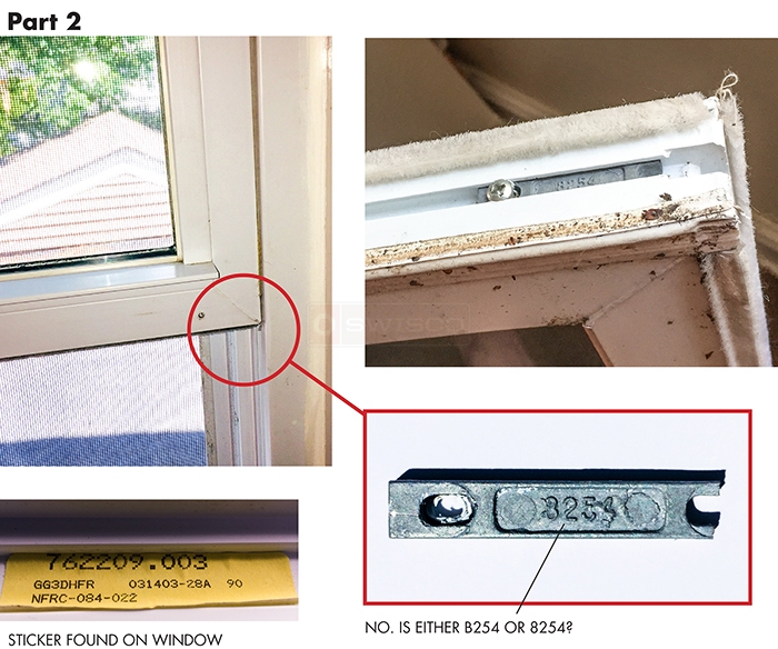 User submitted photos of window hardware.