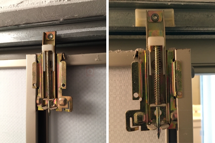 User submitted photos of closet hardware.