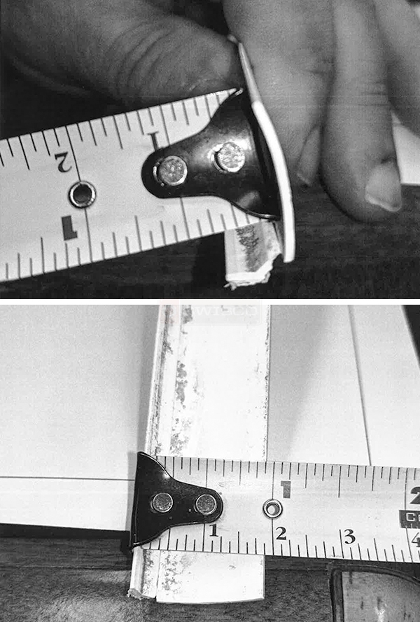 User submitted photos of a glazing bead.