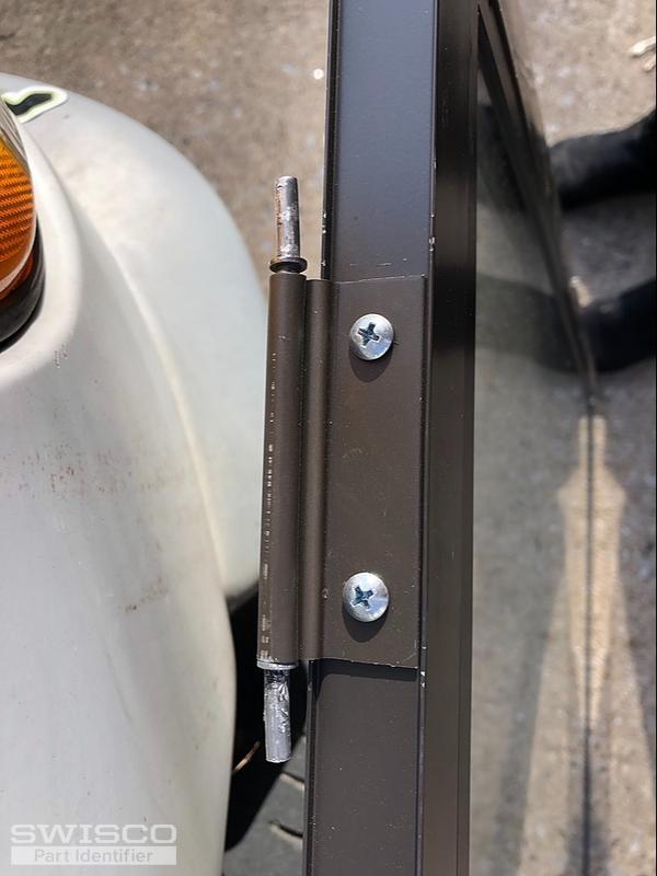 Hinges for a storm door