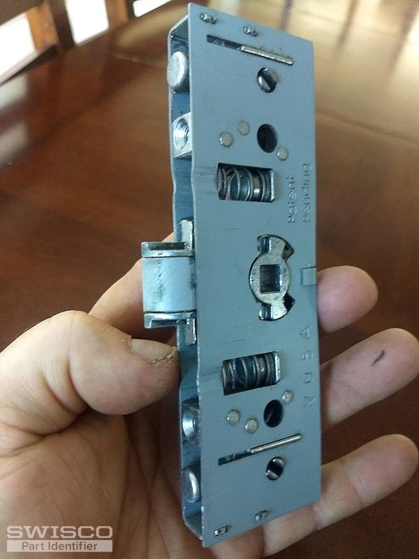 Missing handle for door