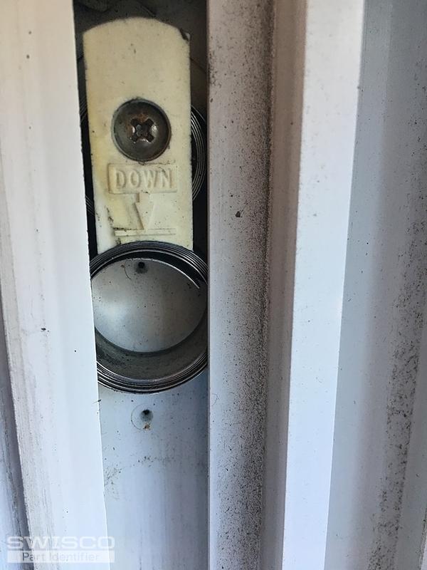 Coil balance found at top of jamb