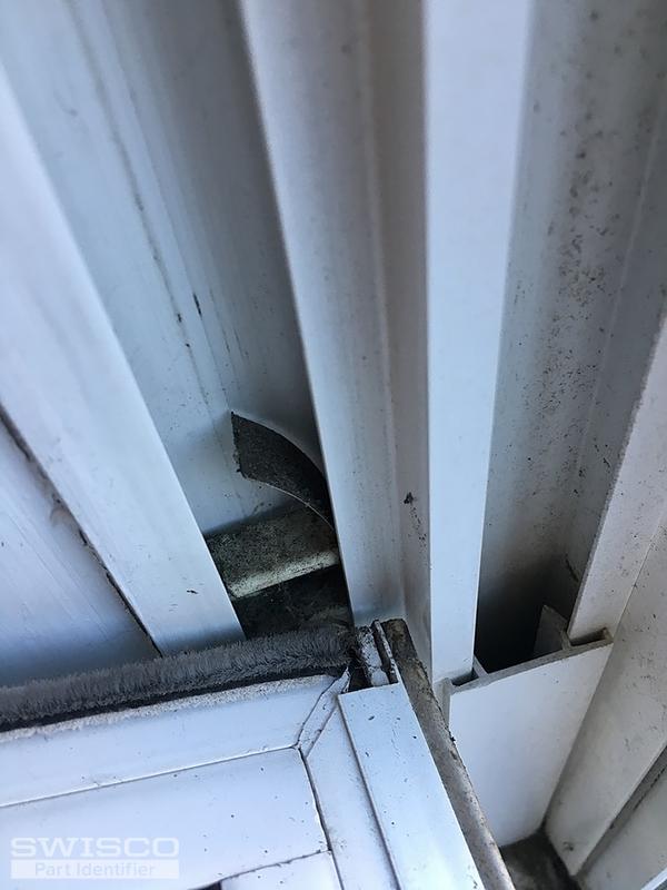 Coil balance found at bottom of jamb