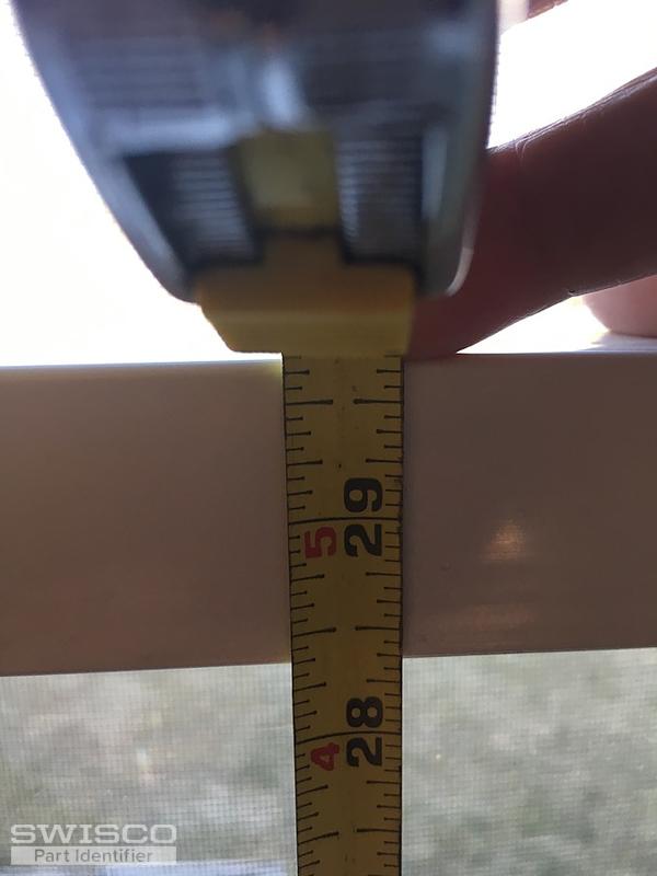 window glass height 28 and three eights