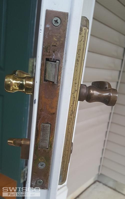 Replace storm door handle