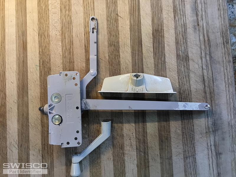 Replacement hardware for K K casement window