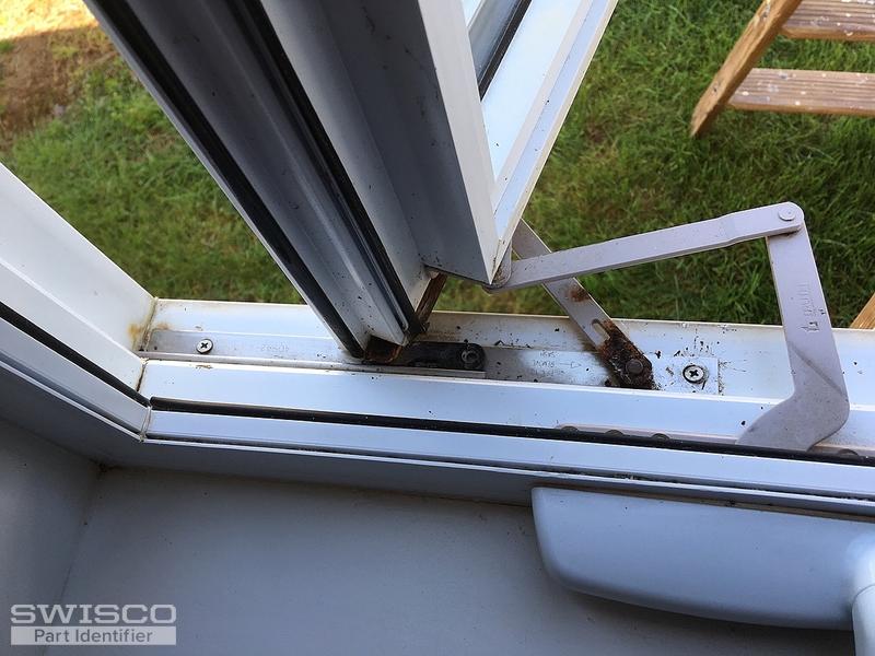 Casement window hardware replacement