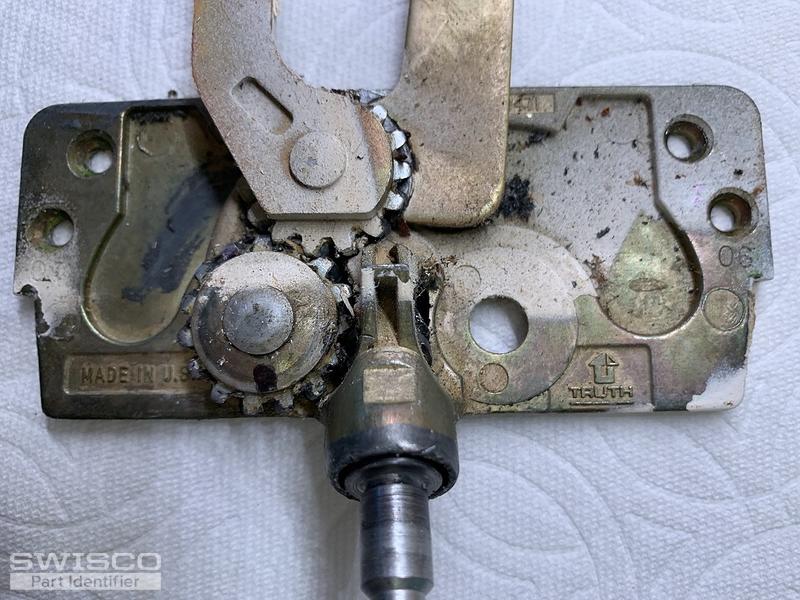 Need replacement part for window crank and gears