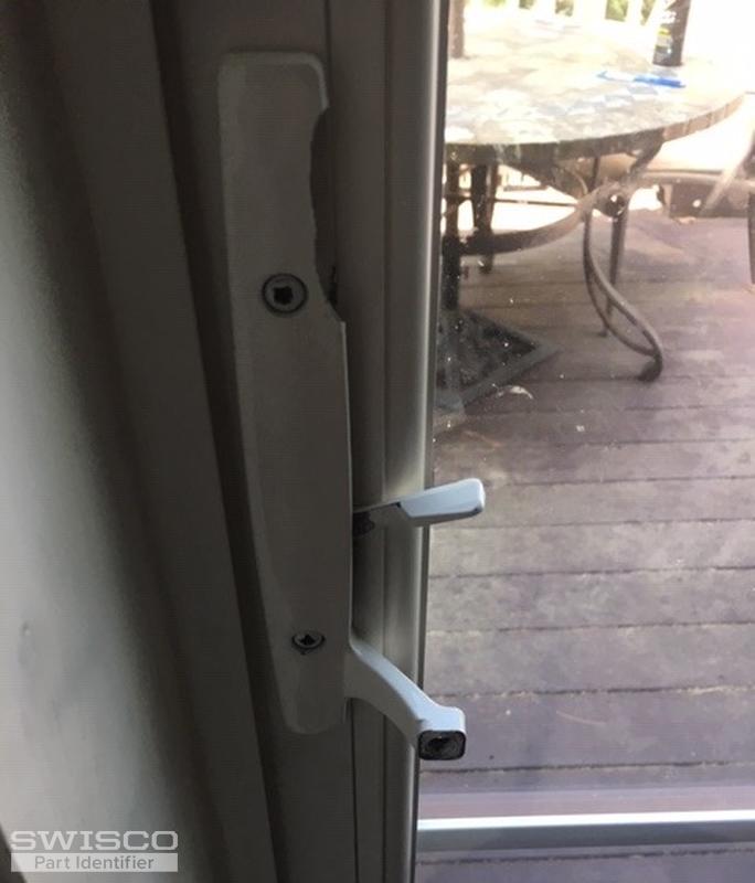 broken patio door handle