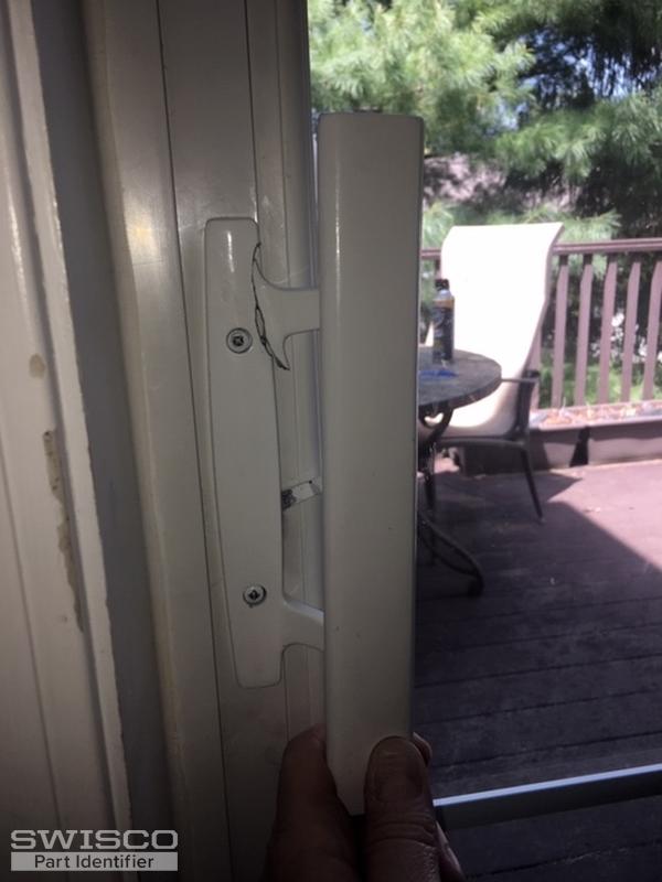 broken patio door handle