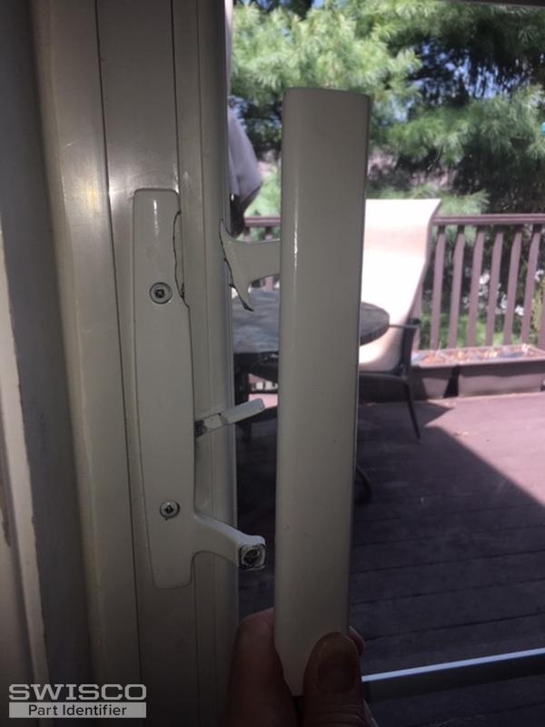 broken patio door handle