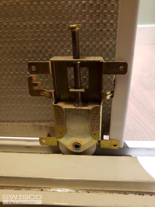 Roller for closet mirror door