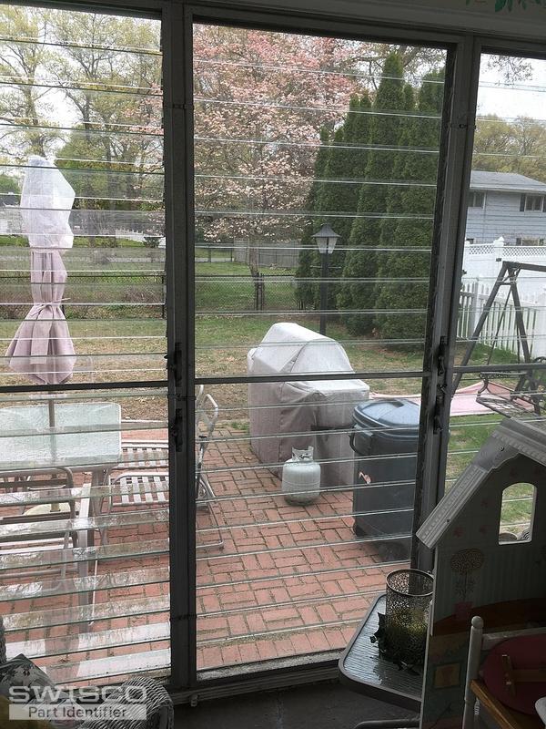 Weatherstripping and jalousie window clips for sunporch jalousie