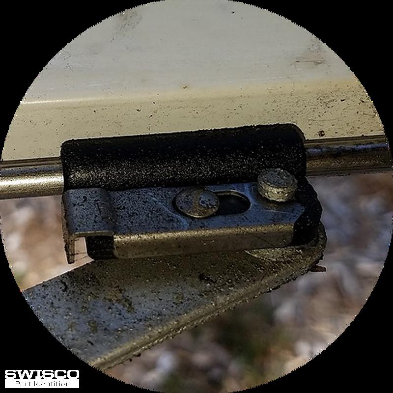 Shoe stud for scissor style window opener