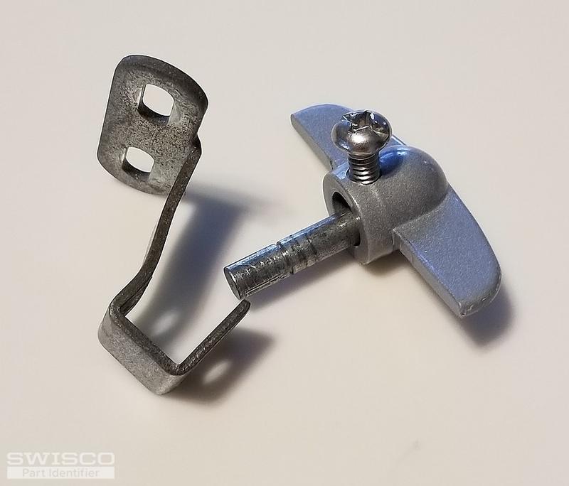 Spring loaded catch for sliding glass door : SWISCO.com