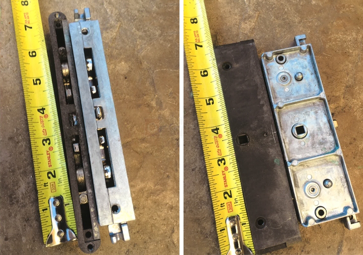 User submitted photos of a mortise lock.