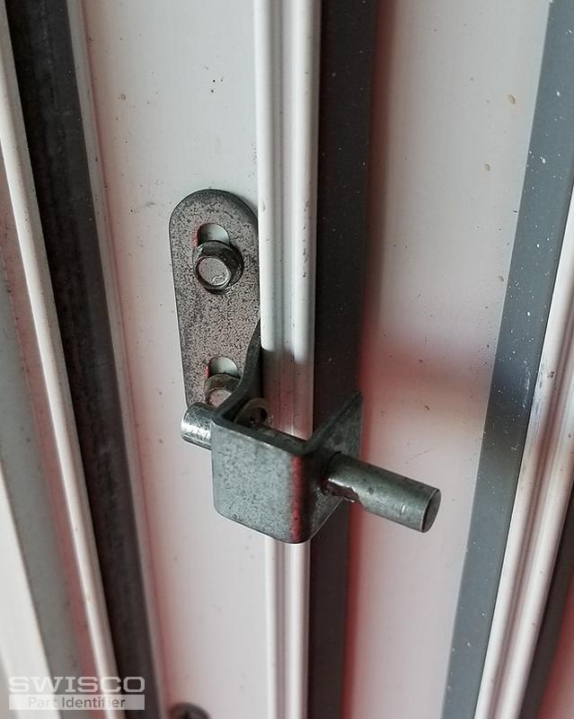 Spring loaded catch for sliding glass door : SWISCO.com