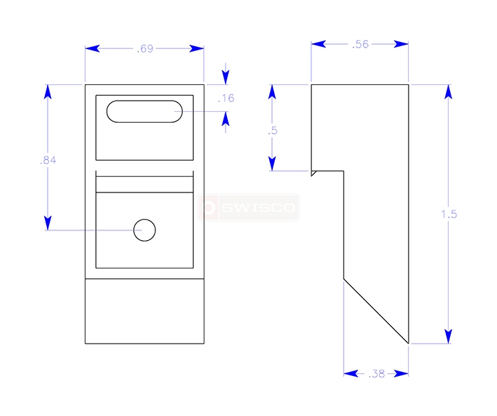 User submitted a diagram of a top sash guide.