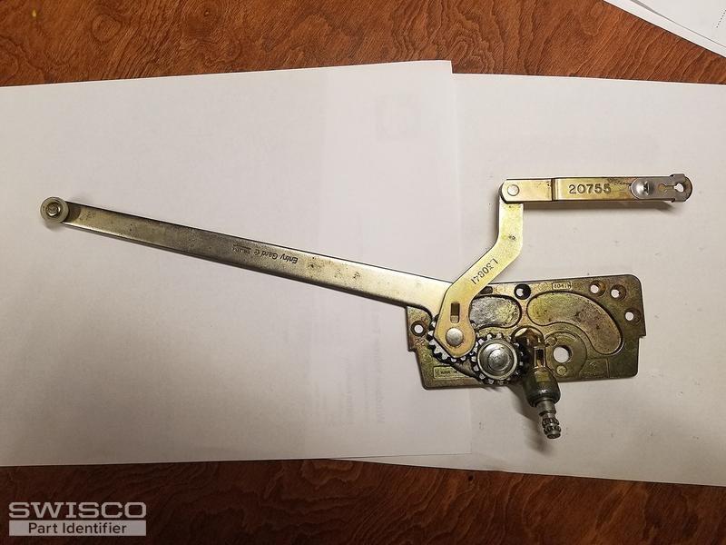 Window crank gear assembly