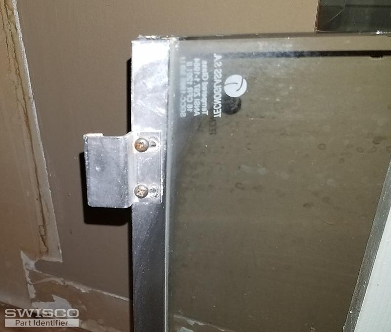 Sliding Glass Panel Guide Installed