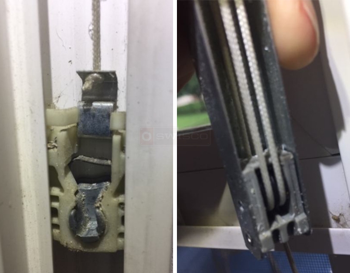 User submitted photos of window hardware.