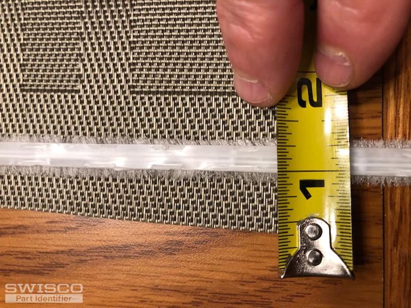 weather strip width