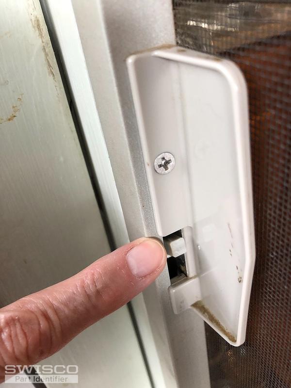 Pella Screen Door Latch exterior