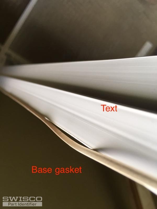 Outside seal bottom sash 0283
