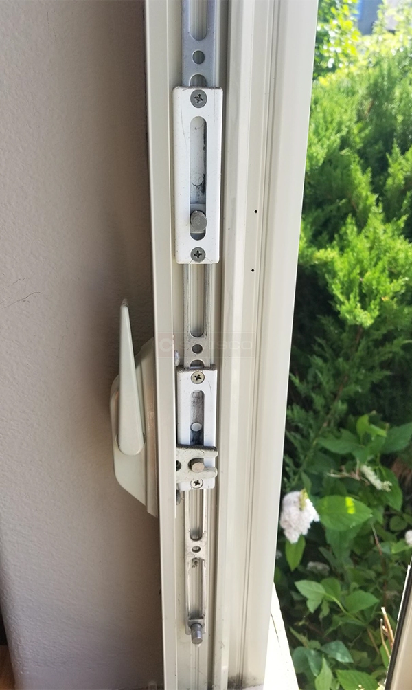 User submitted photos of window hardware.