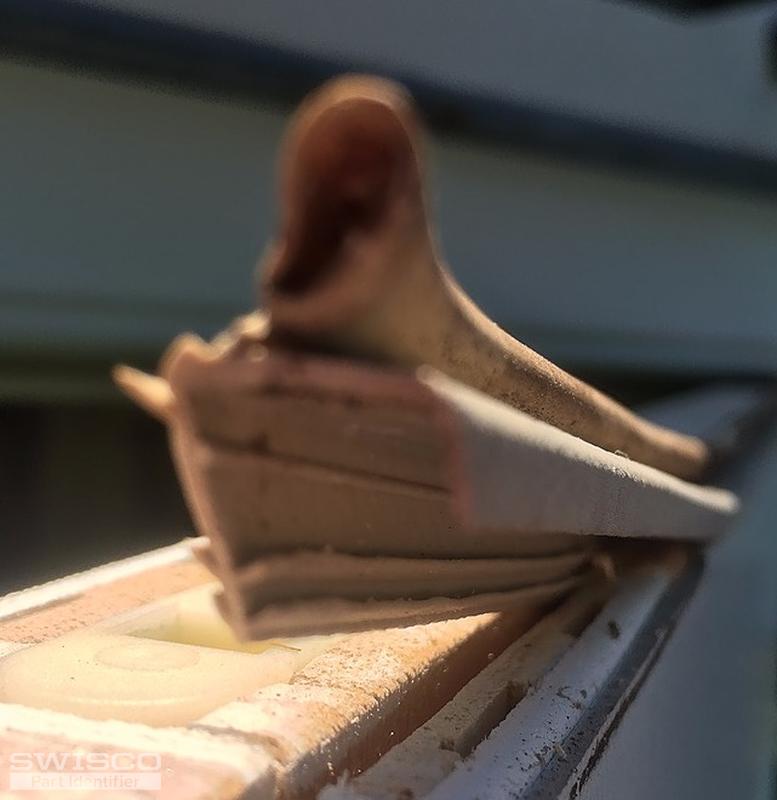 Top weather stripping on Marvin Exterior French door