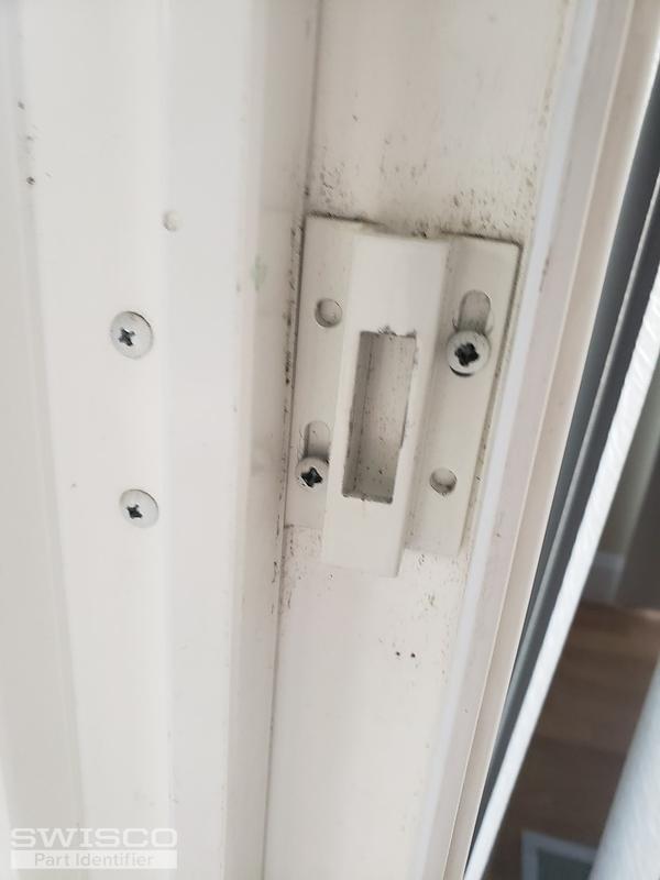 IWC patio door latch plate