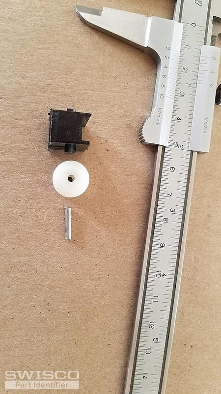 Unassembled roller