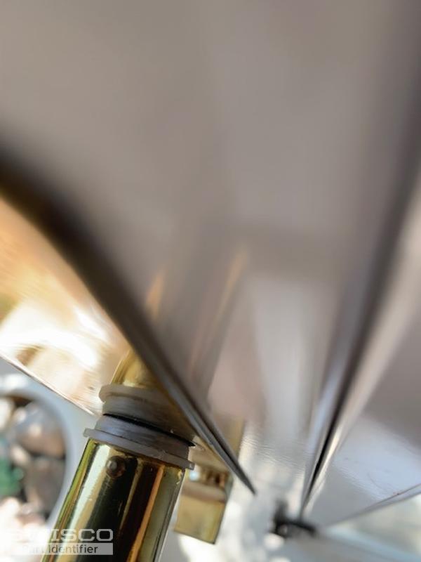 Nylon shoulder washers for storm door handles