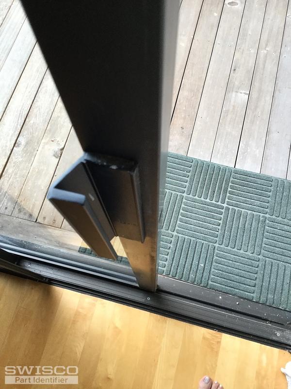 Arcadia sliding glass patio door locking hardware/handle mechanism