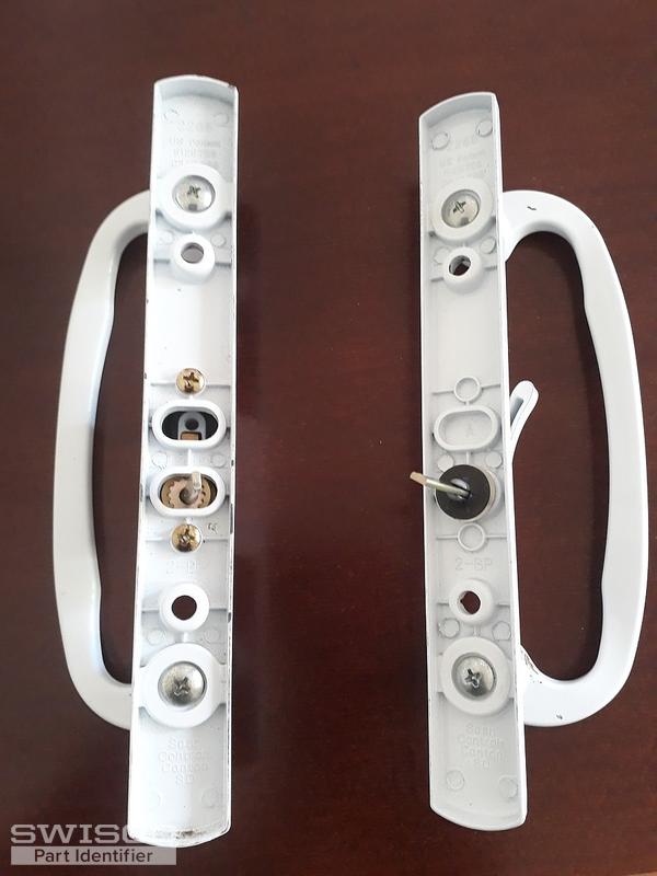 Patio door handle identification