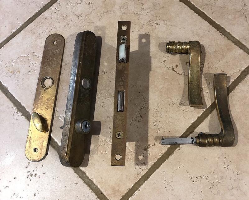 Storm door mortise lock set Possible Larson