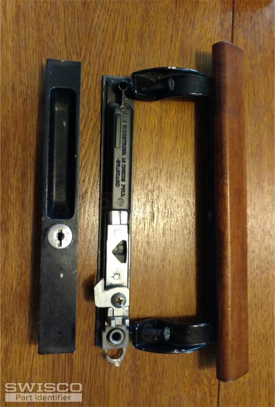 Lock on sliding glass door