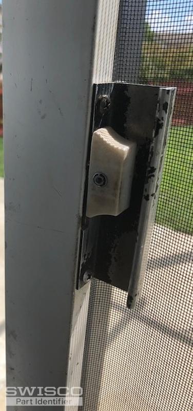 how to install screen door latch strike