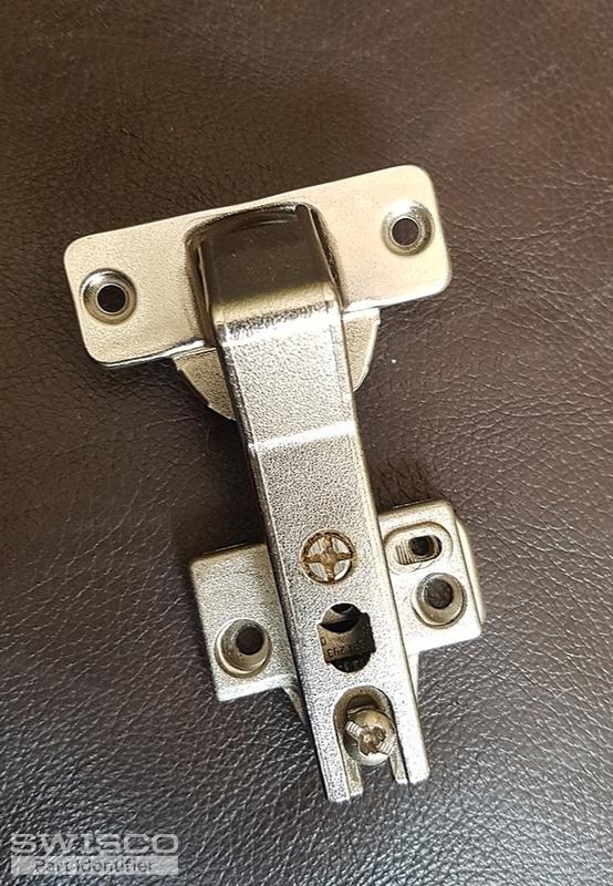 Mepla. Hinge. 674.305.53.00 and plate 592.393.85.00