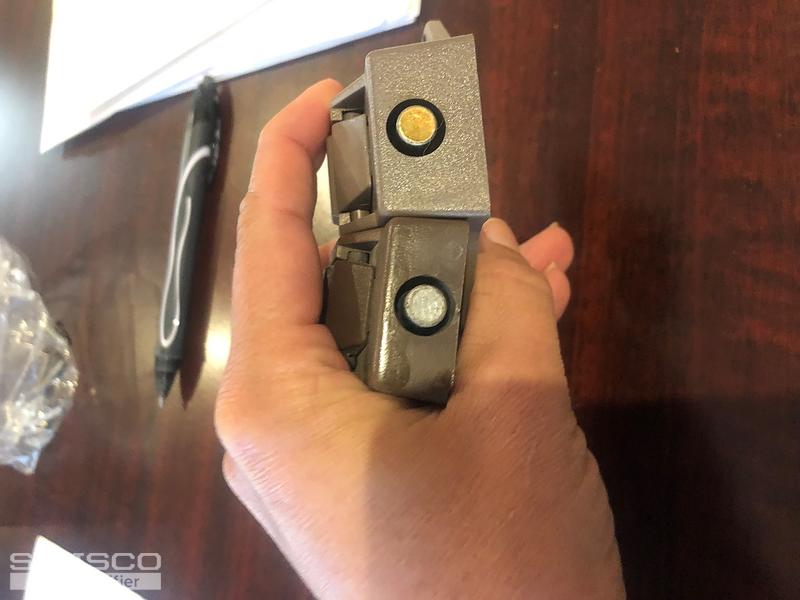 Old lock next to the one I bought