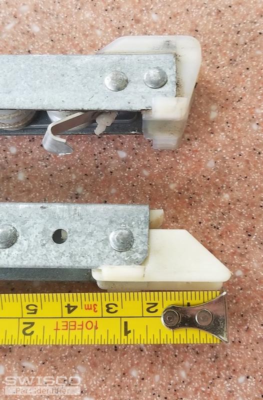 Channel balances for single hung aluminum windows,