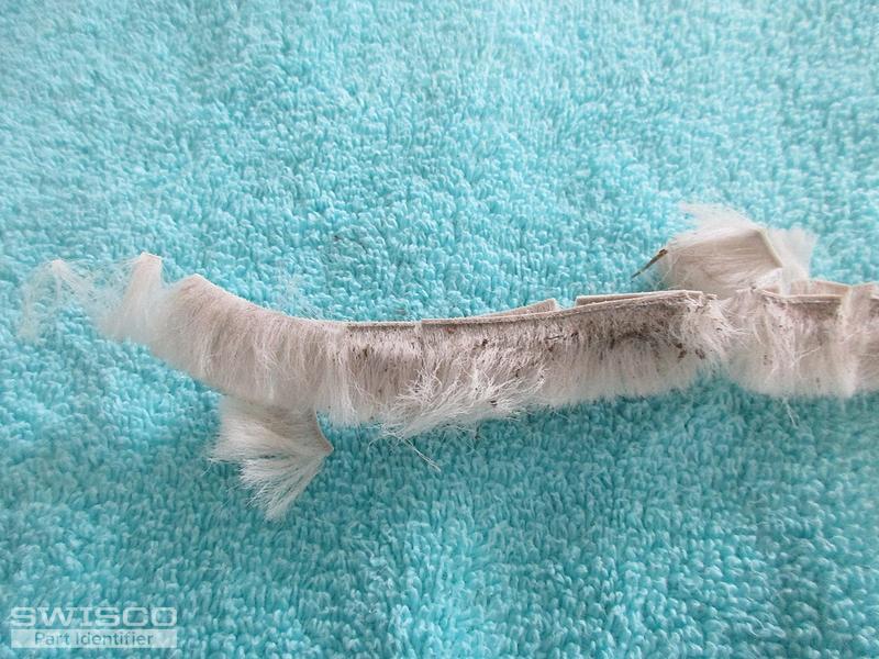 Brush weather stripping for Certainteed vinyl doublehung windows