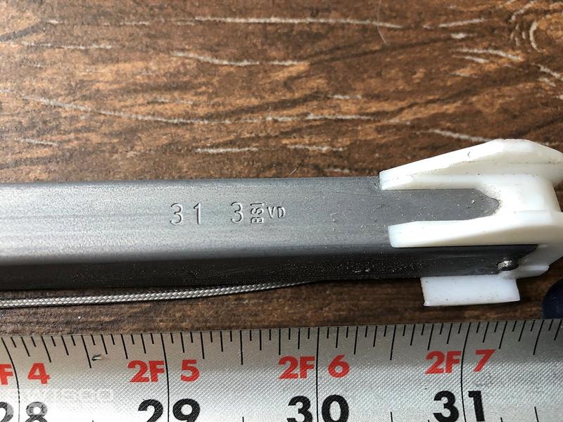 Sideload single hung window spring balance