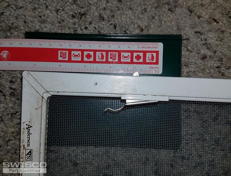 Andersen window screen knife latch