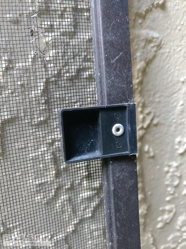 window screen pull tab