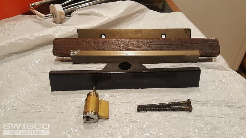 Sliding Door Handles and Lock Removed