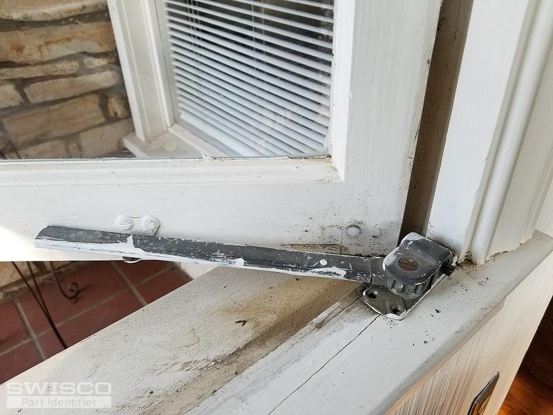 Casement window hardware replacement