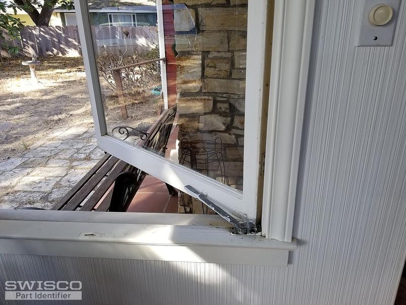 Casement window hardware replacement
